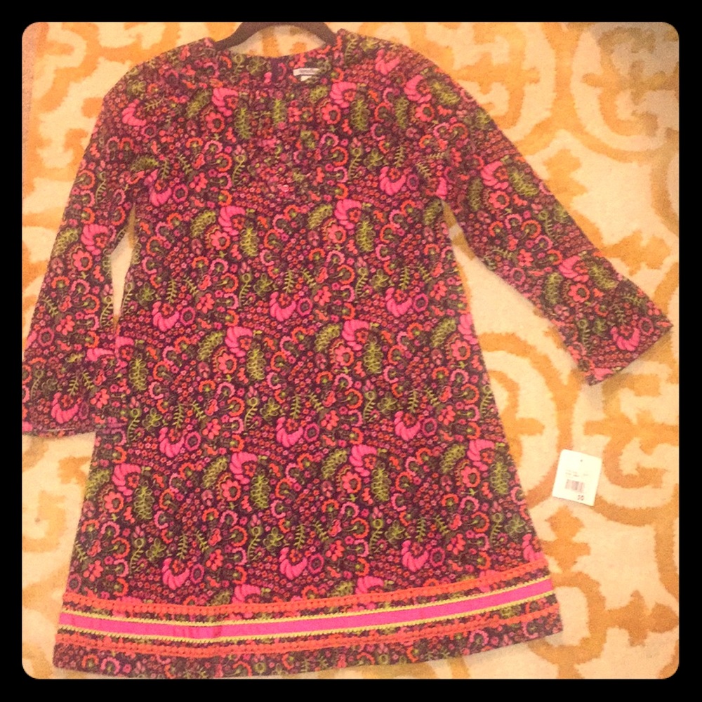 HARTSTRINGS LS corduroy retro style dress